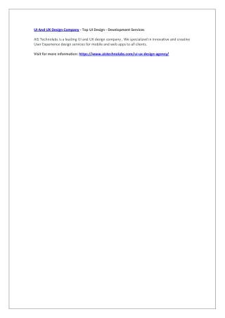 ui and ux design company top ui design