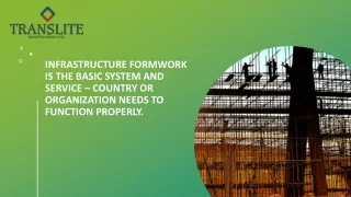 Infrastructure Formwork