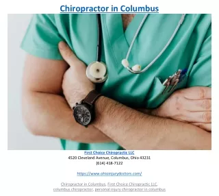 chiropractor in columbus