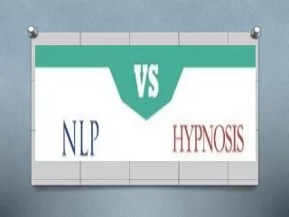 Nlp vs Hypnosis