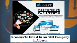 Reasons To Invest In An SEO Company in Alberta