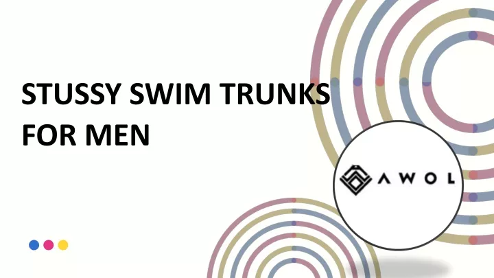 stussy swim trunks for men