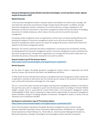 document management system market innovative