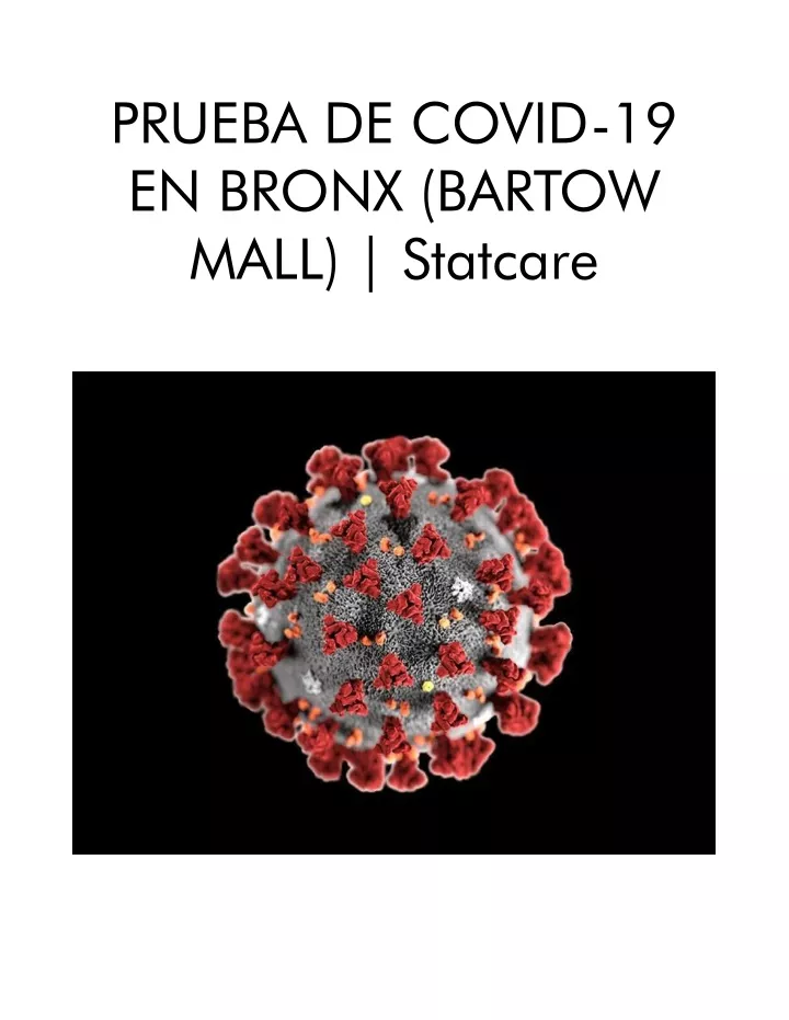 prueba de covid 19 en bronx bartow mall statcare