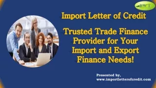 presented by www importletterofcredit com