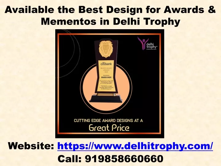 available the best design for awards mementos in delhi trophy