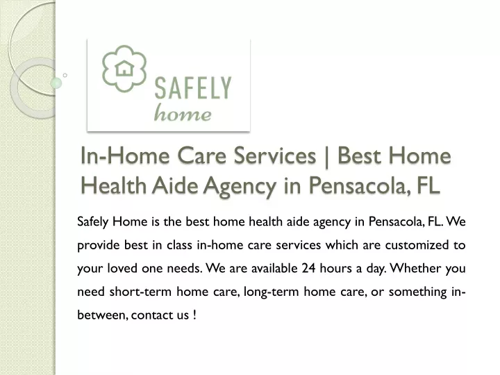 in home care services best home health aide agency in pensacola fl