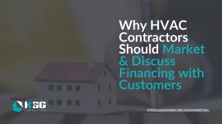 Why HVAC Contractors Should Discuss Financing
