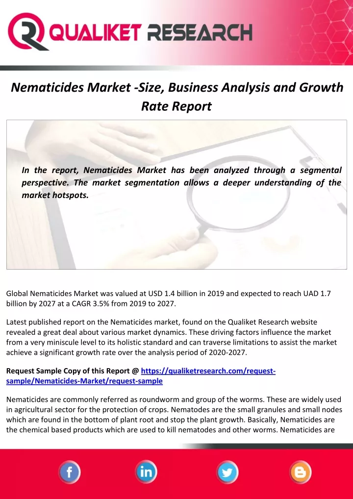 nematicides market size business analysis