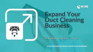 Duct Cleaners Should Sell Indoor Air Quality - Start Training Today