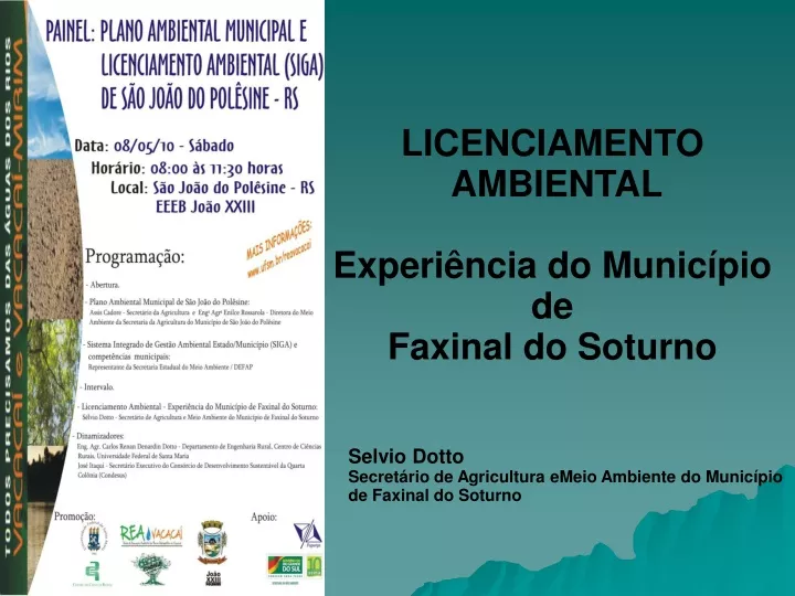 licenciamento ambiental experi ncia do munic