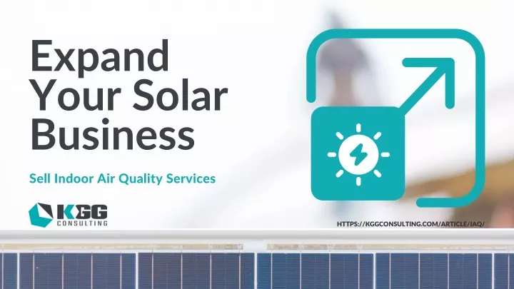 expand your solar business