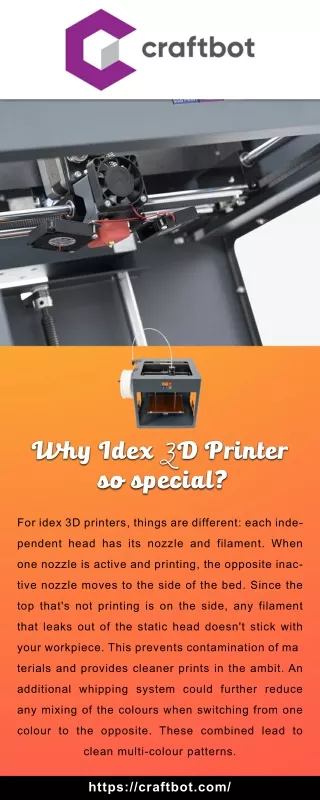 Why Idex 3D Printer so special?