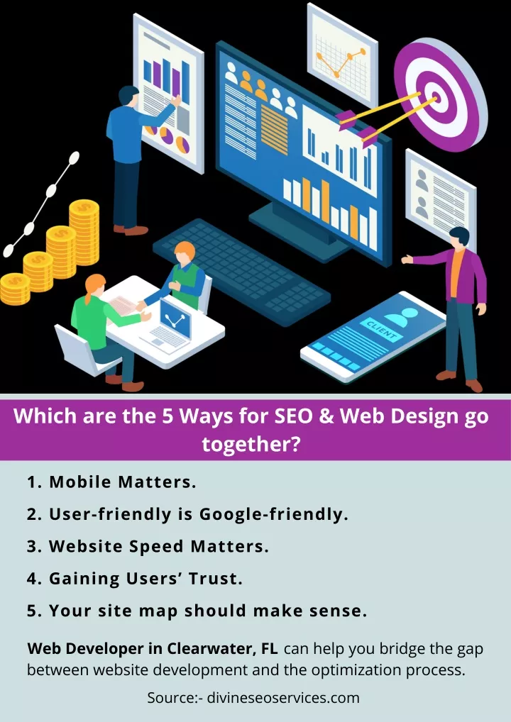 which are the 5 ways for seo web design