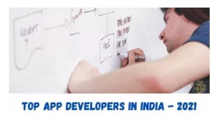 Top App Developers India 2021