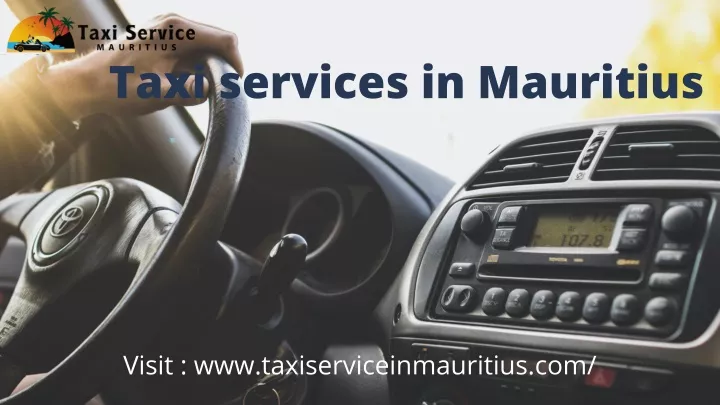 taxi services in mauritius