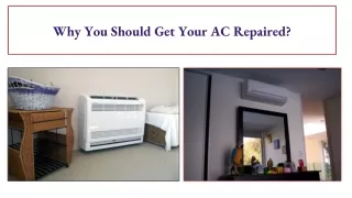 Why You should Get Your AC Repaired