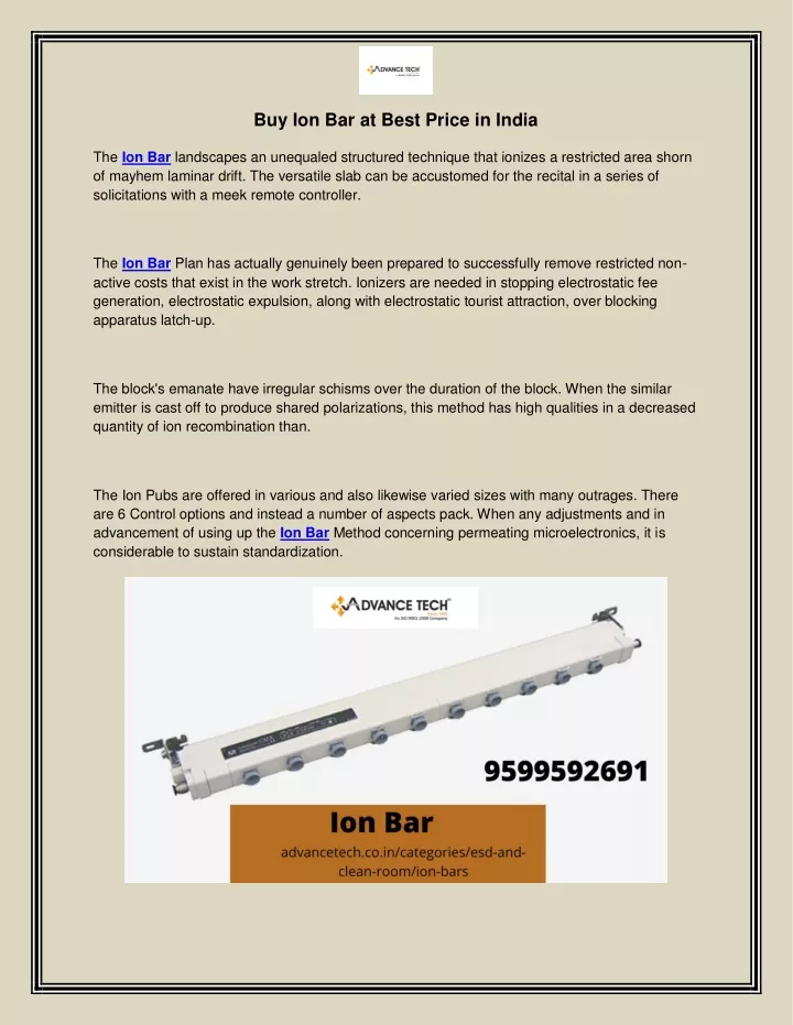 buy ion bar at best price in india