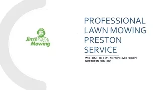 professional lawn mowing preston service