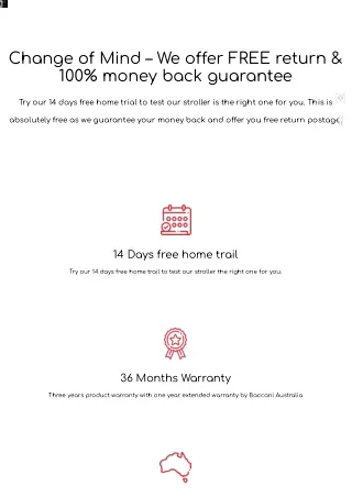 change of mind we o er free return 100 money back