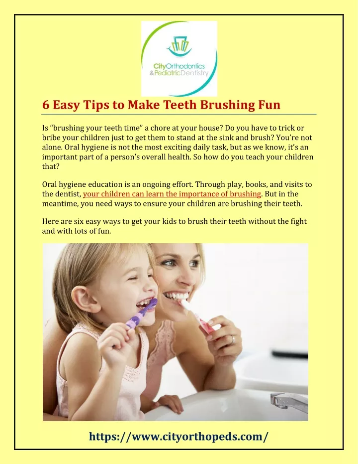 6 easy tips to make teeth brushing fun