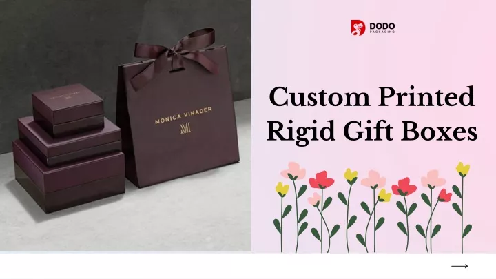 custom printed rigid gift boxes