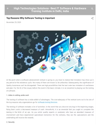 high technologies solutions best it software