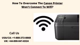 how to overcome the canon printer won t connect