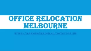 office relocation melbourne