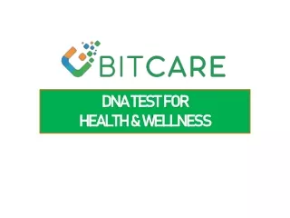 AFFORDABLE DNA TEST FOR HEALTH & WELLNESS