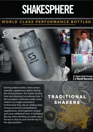 The World's Best Protein Shaker Bottle
