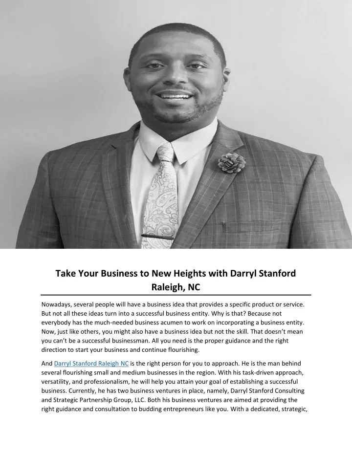 take your business to new heights with darryl