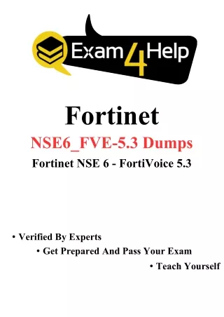 How To pass Fortinet NSE6_FVE-5.3 Exam on First Try?
