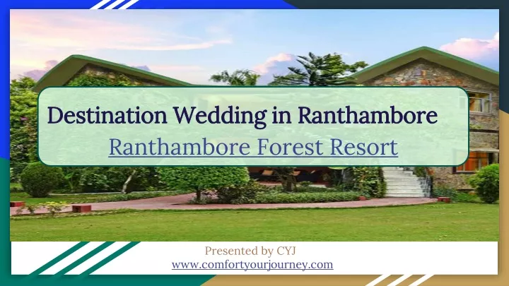 destination wedding in ranthambore ranthambore