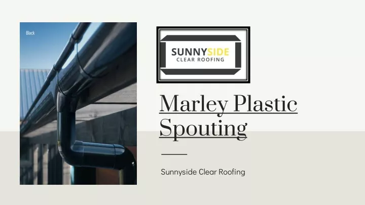 marley plastic spouting