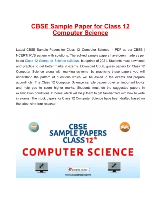 computer science