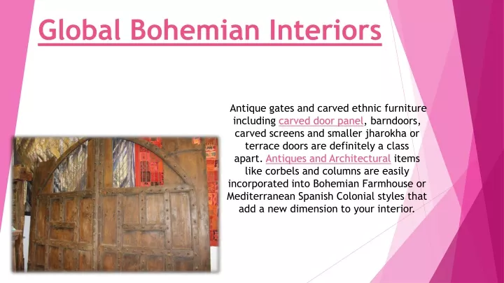 global bohemian interiors