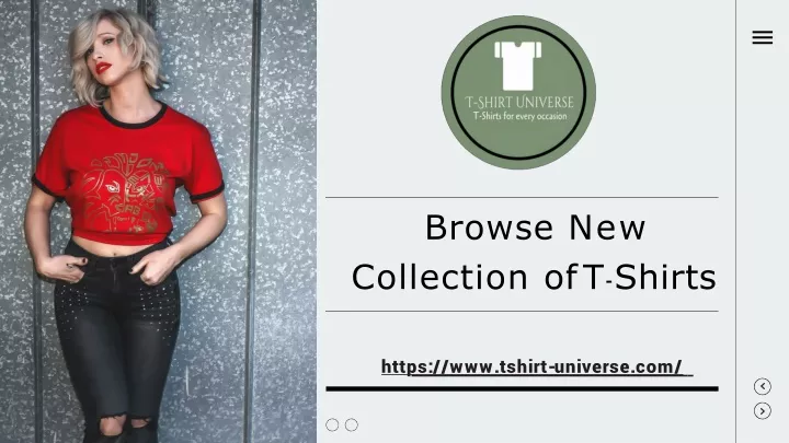 browse new collection of t shirts