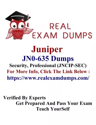 Juniper JN0-635 Latest Exam Dumps - RealExamDumps