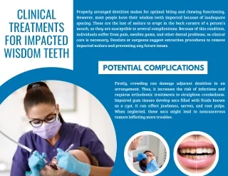 Clinical Treatments for Impacted Wisdom Teeth