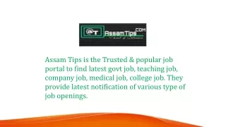 Assam Career | Govt Job Vacancy in Assam | DHE Assam