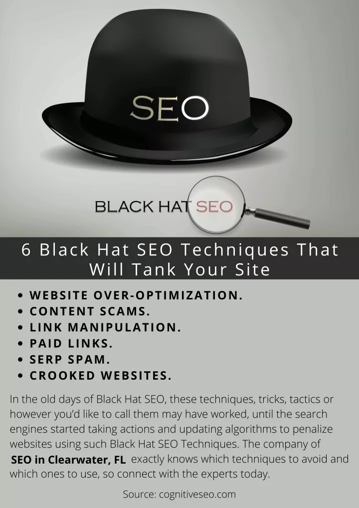 6 black hat seo techniques that will tank your