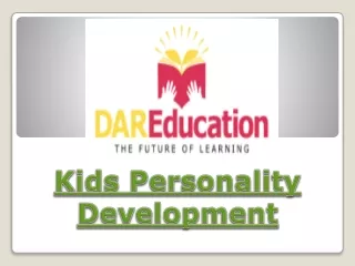 Kids Personality Development