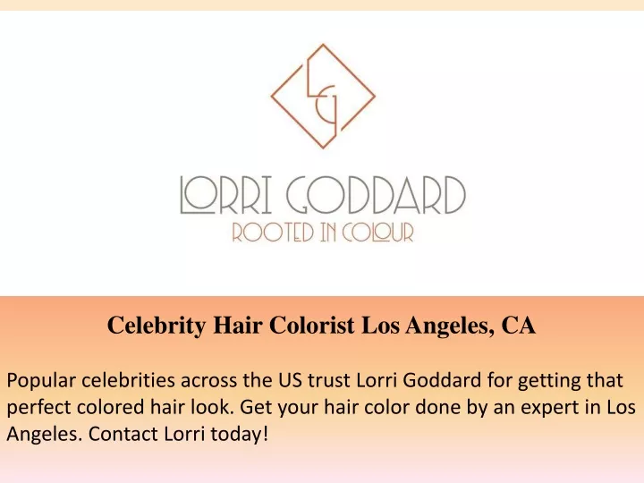 celebrity hair colorist los angeles ca popular