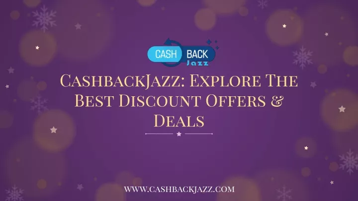 cashbackjazz explore the best discount offers