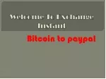 Welcome To Exchange Instant