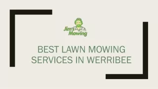 best lawn mowing services in werribee