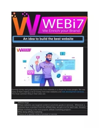 an idea to build the best website