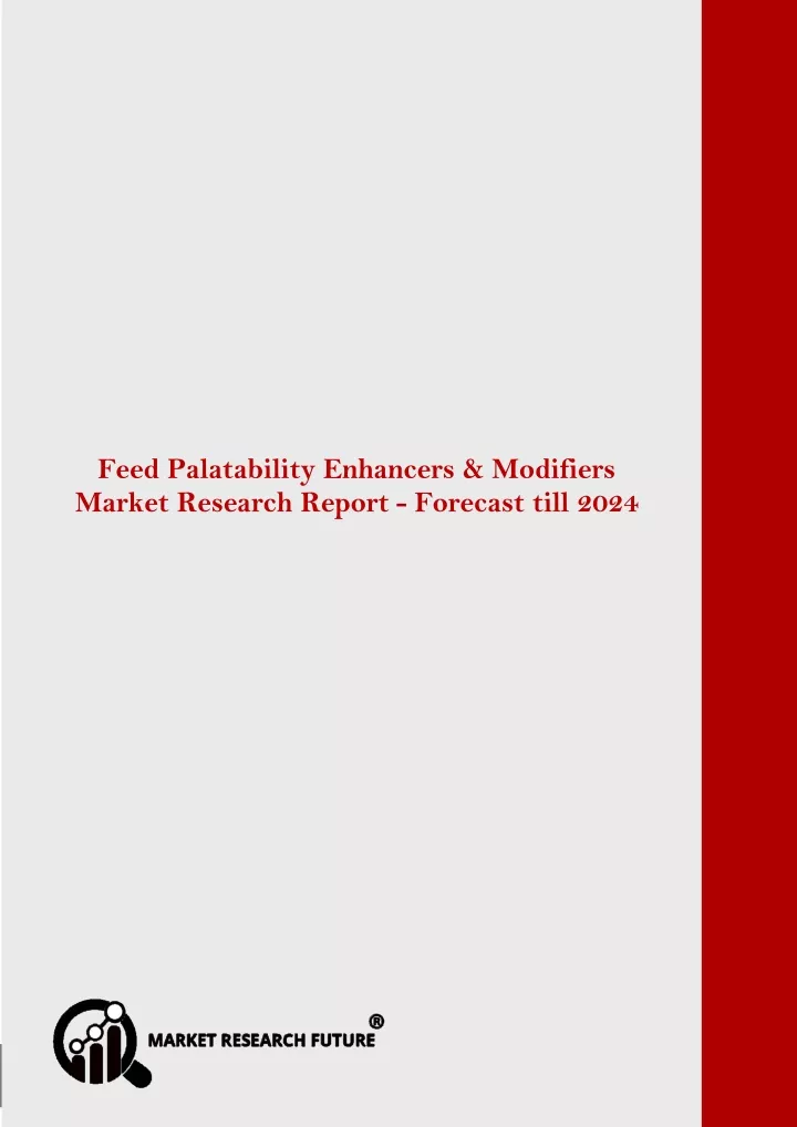 feed palatability enhancers modifiers market