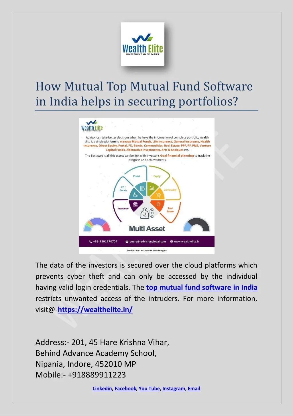 PPT - How Mutual Top Mutual Fund Software in India helps in securing ...